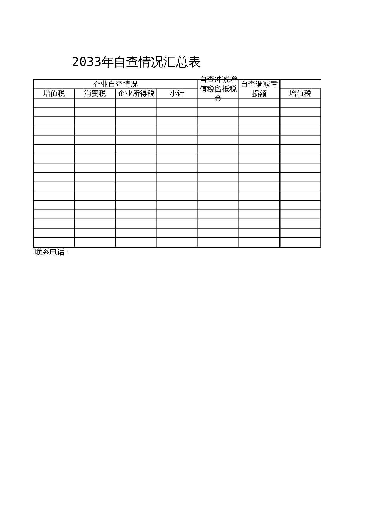 房地产自查表 第2页