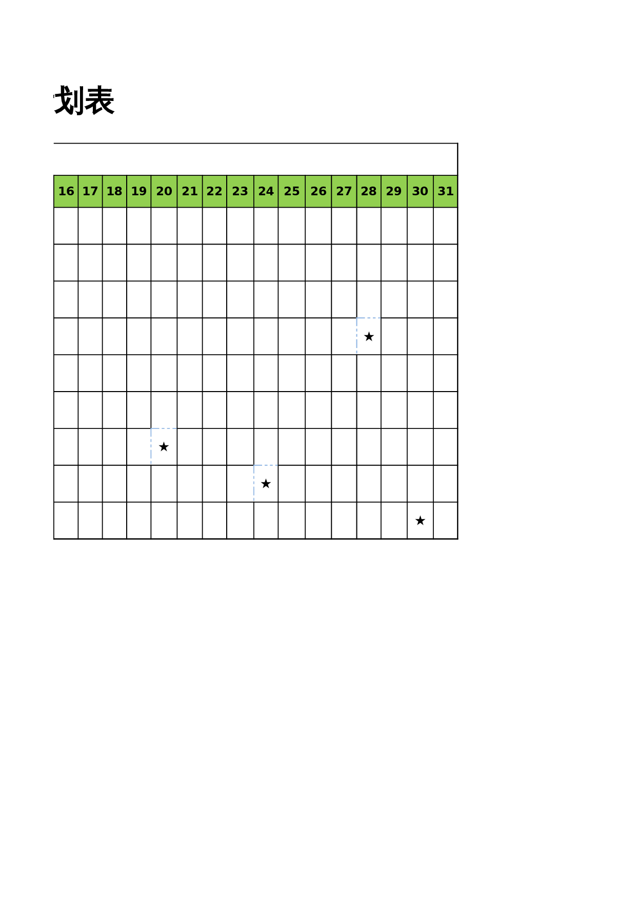 月销售回款计划表 第2页