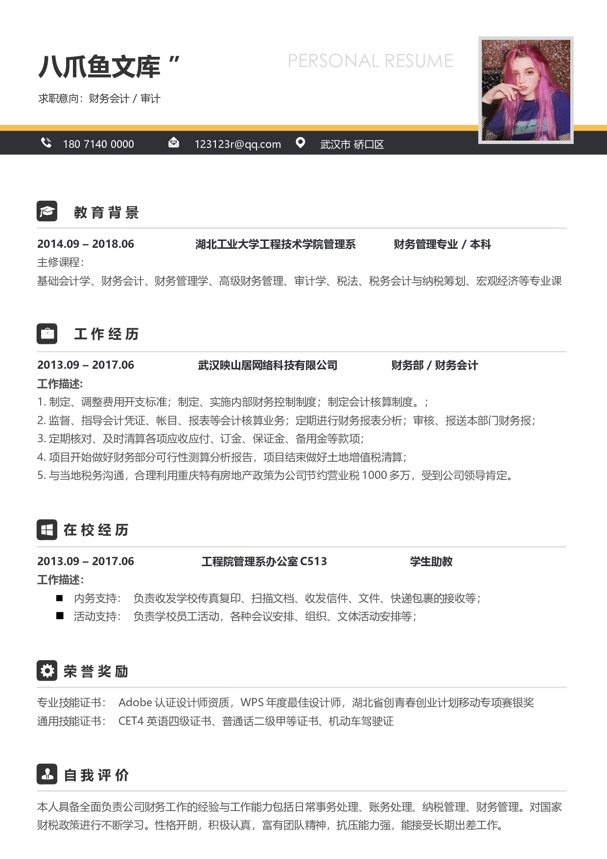 个人简历模板_47 第1页